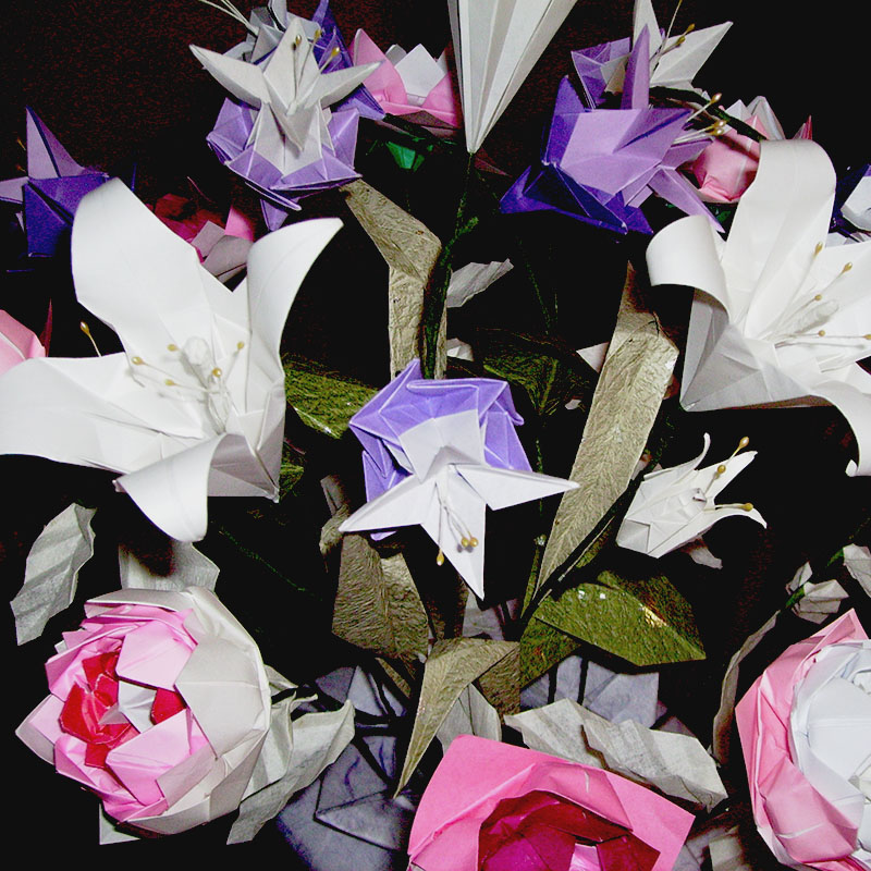 Origami-Blumen